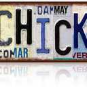 Vintage The Chick Inn Street Sign Chicken Coop Wall Decor Metal Tin Signs