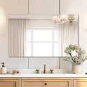 Mirrorons Frameless Mirror, Wall Mirror 48" x 30", Modern Bathroom Mirrors for Wall with Polished Edge, Hangs Horizontally or Vertically. Upgraded Shatterproof, Entryways, Bathroom, Gym.