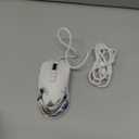 COSTOM Womier G705 USB Wired Gaming Mouse for PC Computer Windows Mac Laptop, Lightweight Silent RGB Backlit Mouse with Adjustable 12000DPI/7 Programmable Side Buttons,White Kanagawa Theme