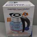 Chefman Stainless Steel Electric Kettle w/ 360 Swivel Base, Auto Shut Off & Boil Dry Protection, BPA-Free Interior and Cool-Touch Handle, 7+ Cup Capacity, 1.7 Liter, 1500W