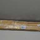BRIOFOX Industrial Shower Curtain Rod - Never Rust Non-Slip 43-72 Inch Stainless Steel, Bronze, Painted-gold Finial