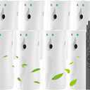 8-Pack Automatic Air Freshener Spray Dispenser with Remote Control,Wall Mounted/Free Standing for Commercial Use,Multiple Time Scent/Mist Release Settings for Room/Restroom (WHITE, standard)