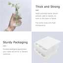 SUPMIND 11pcs Glass Bud Vase Set, Small Clear Flower Vases for Centerpieces in Bulk, Mini Vintage Vase for Wedding, Home,Table Decoration