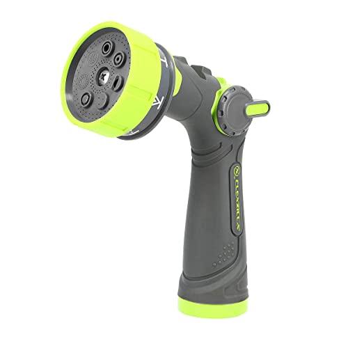 Flexzilla 7-Pattern Adjustable Flow Garden Hose Nozzle Sprayer with Easy to Use Thumb Control, Lightweight & Durable