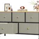 OLIXIS 5 Drawer Dresser for Bedroom, Storage Organizer Unit for Closet, 11.8"D x 39.4"W x 20.9"H