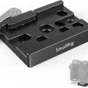 SmallRig Quick Release Mount Plate for Arca-Type, Baseplate Clamp with 1/4''-20 Threaded, 3/8''-16 Threaded and Lever - 2143B