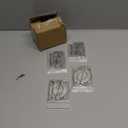 4 Pcs Zinc Alloy Table Buckle Connectors Heavy Duty Table Top Connector Latch, Secure Table Board Locking Hardware Kit, Universal Desk,Table Stabilizer DIY Furniture Dining (with Screws)