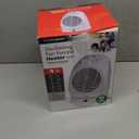 Pro Fusion Heat FH-101A 750/1500 Watt White Oscillating Fan & Heater