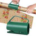 Wrapping Paper Cutter for Christmas Gift Wrap Cutter Tool Tube and Birthday Paper Gift Wrapping Paper Roll Cutter Easy Sliding Crafting Trimmer Slicer