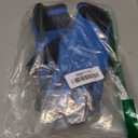 toolant 100% Waterproof Gloves for Men and Women, Winter Work Gloves for Cold Weather, Thermal Insulated Freezer Gloves, Touch Screen, With Grip, Blue, Small