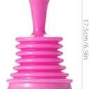 Hemoton Practical Kitchen Sink Plunger Mini Drain Auger with Comfortable Handle for Home and Office Plumbing Pipe Cleaner