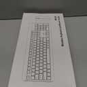 Wireless Keyboard and Mouse Combo, Full Size Silent Ergonomic Keyboard and Mouse, Long Battery Life, Optical Mouse, 2.4G Lag-Free Cordless Mice Keyboard for Computer, Mac, Laptop, PC, Windows (Black)