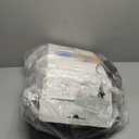 QPAU Inflatable Toddler Travel Bed with 3-Sided Safety Bumpers, Extra Large Kids Air Mattress, Includes Detachable Mattress, Portable for Camping, Travel, Home Use (Grey)