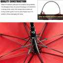 2-in-1 Walking Sticks Umbrella - Windbreak Ribs Walking Cane Umbrella Lightweight, Windproof, Heavy-Duty Frame- Ideal Father's Gift for Climbing, Hiking, Hanging Out on Raining