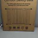 Regalo Easy Step 49-Inch Extra Wide Baby Gate, Includes 4-Inch and 12-Inch Extension Kit, 4 Pack of Pressure Mount Kit and 4 Pack of Wall Mount Kit (White), Size: 29-49"W x 30"H