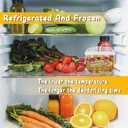 Refrigerator Deodorizer, Newly 2-in-1 Fridge Deodorizer, More Effective Than Baking Soda. Deodorizer Suitable For Refrigerators, Cars & Indoor Spaces, Food-Grade Material, Grapefruit Flavor (4 pcs)