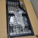 EVERHANGER Garden Tool Organizer Stand, Garage Tool Storage Organization, Yard Tool Racks with lockable wheels, Fit for Long-Handled Tools/Rakes/Brooms (Large)