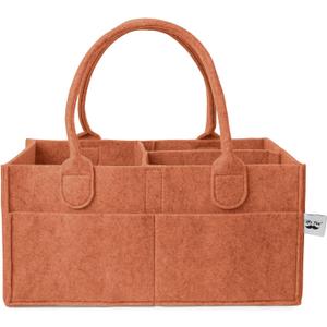 Mr. Pen- Baby Diaper Caddy Organizer, Rustic Warmth, Baby Caddy Organizer with Handle, Compact Size, Collapsible & Portable (1 Pack, Regular)