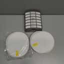 LLHome Replacement Vacuum Filter for Shark Navigator Professional Upright NV60, NV60 26, NV70, NV70 26, NV71, NV80, NV80 26, NVC80C, NV90,NV90 26, NV95, UV420 Vacuums. Part # XFF80 & XHF80