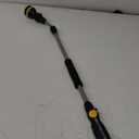 Melnor 65145AMZ RelaxGrip 8-Pattern Pivoting-Head QuickConnects Extension Wand, Black/Yellow