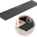 1.6" Rise Threshold Ramp for Doorways, 35.5" Wide Rubber Ramp for Wheelchairs, Walkers & Scooters, Cut-to-Fit Angled Entry Mat Ramp for Safer Home Access for Seniors & Kids