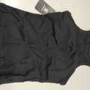 SUUKSESS Women Padded Cotton Ribbed Tank Tops 2025 High Neck Racerback Basic Tops (Medium, Black)