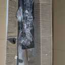 Wellmet Boho Chandelier Light Fixture 42 Inch, Farmhouse Rattan Pendant Light for Dining Room, Rustic Rectangular Chandeliers for Living Room, Bedroom, Kitchen Island (Rattan, 42 Inches)