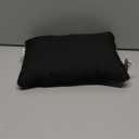 Pro Goleem Small Pillow 11"x7"x2.5" for Camping and Traveling with Name Tag Mini Tiny Pillow for Kids Sleeping and Chair Car Air Nap Neck Lumbar Knee Rest Pillows, Black