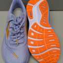 Brooks Womens Ghost 17 Neutral Running Shoe (8, Blue Heron/White/Orange)