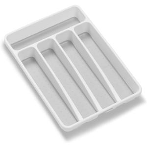 madesmart Mini Silverware Tray, White (5 Compartment)