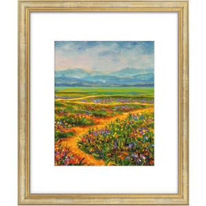 Golden State Art,16x20 Ornate Picture Frame Holds 11x14 Photo,Vintage Gold