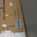 Delma Arched Mirror Full Length,Standing Mirror Full Body,Large Floor with Stand for Wall Entryway Door Bedroom Bathroom Living Room (56"L x 15"W, Black Frame)