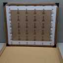 Rustic Walnut 20x24 Frame - Single Frame, 20 x 24 Poster Frame with Mat for 16x20, Picture Frames for Artwork, Puzzles, Photos and Movie Posters, Perfect Christmas Frame