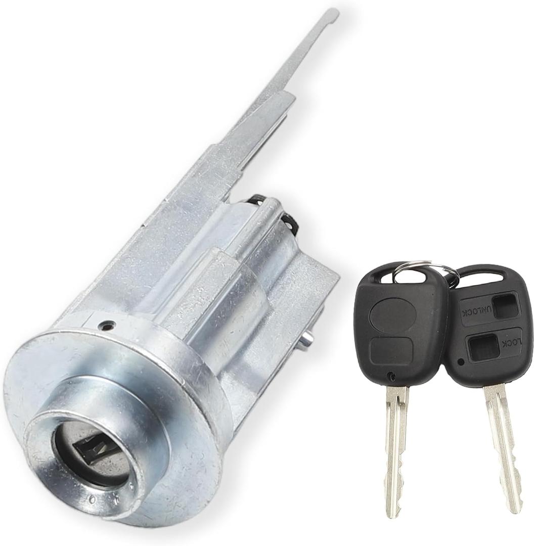 Dasbecan Ignition Switch Lock Cylinder Assembly with 2 Keys Compatible with Toyota 4runner 2003-2009,Sequoia 2001-2007,Solara 2004-2008,Avalon 2003-2005,Sequoia 2001-2007,Replace# 89703-33070