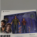 PlayStation The Last of US, 2-Pack 6 Joel & Ellie Action Figures with 19 Accessories, The Shapes Collection, for PS5 Fans & Collectors Ages 17+