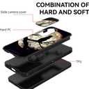 2 x for Galaxy S25 Plus Case with Slide Camera Cover,Heavy Duty Dual Layer Hybrid Shock Proof Protective Rugged Bumper Case for Samsung Galaxy S25 Plus 6.7" 2025,Cat and Moon