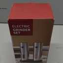 Electric Salt and Pepper Grinder Set, Pepper and Salt Shakers, Auto Pepper Mill with Rechargeable Base/Led Light/Adjustable Coarseness, Kitchen Essentials Ideal for Daily Use & New Home Gift