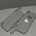 Dasbecan Left and Right Sun Visor Compatible with Honda Civic 1996-2001 iES CX DX EX EXR HX LX Gray Replacement