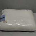 Side Sleeper Pillow  Soft Ergonomic Cervical-Neck-Pillow for Neck Pain Relief, Ice Silk Zipperless Pillowcase, Eco Friendly and Durable Material (White)