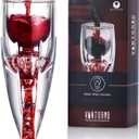 Vintorio  Aerator OMNI Set - Premium Decanter for Red Lovers with Gift Box, Velvet Bag, and Mini Stand - Durable, Crystal Clear Acrylic