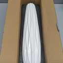 White Ceramic Tall Vase, 17.7" Floor Vase for Pampas Grass, Decorative Large Vases Table Centerpieces Shelf Home Decor Living Room Branches Sky-Dried Flower Arrangement Simple Decorative