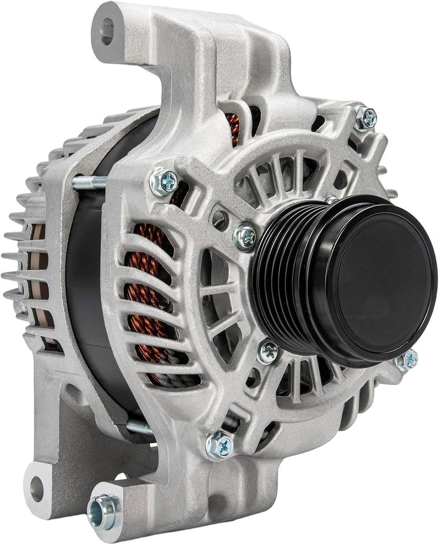 Alternator 11554N Compatible with Chrysler 200 2015-2017, Jeep Cherokee 2014-2019, Compass 2017-2022, Renegade 2015-2021, Replace# 56029624AA, A2TX3581