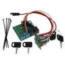 DVPARTS Ignition Module Key Switch AM132500 Compatible with John Deere LX255 LX266 LX277 LX279 LX280 LX288 LX289 GT225 GT235 GT235E GT245 GX255 GX325 GX335 GX355 GX345 325 335 345 355