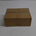 MiniArk Shelf Storage Baskets for Organizing | Closet Organizer Bins | Small Toy Basket | Woven Rope Baskets | Cube Decorative Box | Shallow Basket |11.5x7.5x4.7”| 3 Packs Gradient Brown