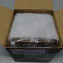 Samrion Championship Ring Display Case with Led Light, UV-Protected Clear Challenge Coin Holder with Walnut Wood Stand Base, Display Box for Memorabilia, Gift for Baseball, Softball, Super Bowl, Football Ring