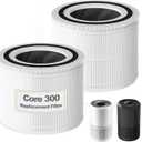 Core 300-RF Replacement Filter for LEVOIT Core 300, Core300-P, Core 300S VortexAir Air Purifier, 3-in-1 HEPA Activated Carbon(White)