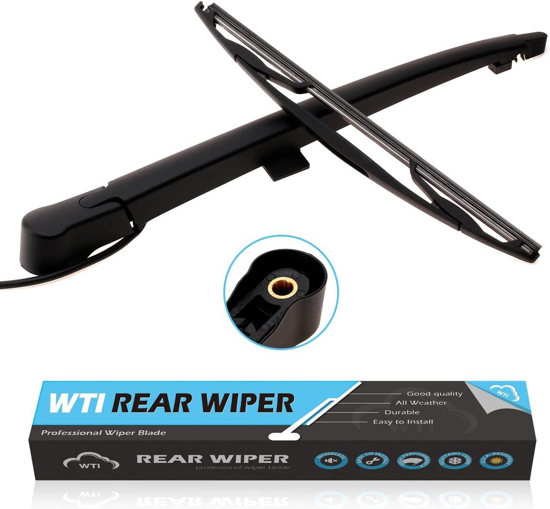 WTI Rear Wiper Arm Blade Set Compatible With Chevy 2009-2016 Traverse Fit Rear Windshield Window Wiper Kits Assembly New Replacement Accessories Parts OEM 20935081
