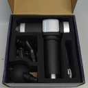 Deep Tissue Massage Gun, Portable Percussion Muscle Massager with 30 Speeds & 6 Attachments, Handheld Electric Back & Neck Massager for Pain Relief (Light Gray)