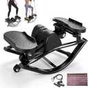 Rock Stepper Side to Side, with Digital Display, Workout Machine for Legs & Glutes,Side Stepper, Mini Stepper for Home, Apartment and Dormitory Use Home Workout The Rock Stepper