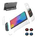 Switch 2 Accessories Kit, 10-in-1 Bundle Case for NS Switch 2 (2025), with Carrying Case, Clear Protective Cover, Thumb Grips, Screen Protectors, Gifts for Chirstmas